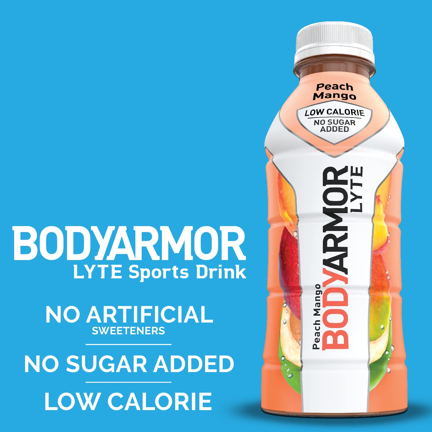 BODYARMOR LYTE Sports Drink Low-Calorie Sports Beverage, Peach Mango, Coconut BODYARMOR Au supplements