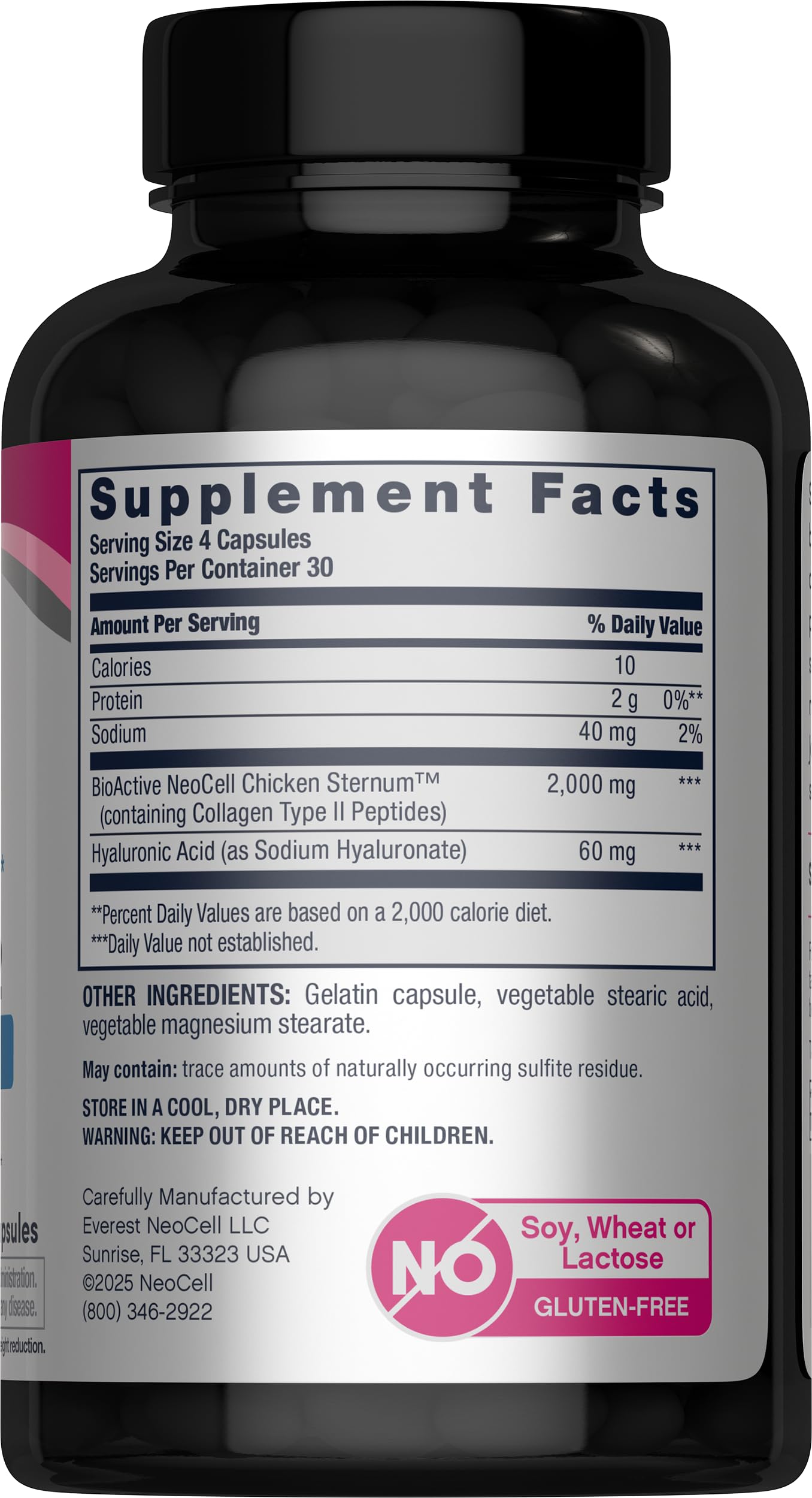 NeoCell Joint Complex Supplement | 120 Capsules | Plus Hyaluronic Acid | Collagen Type II | Advanced Formula NeoCell Au supplements