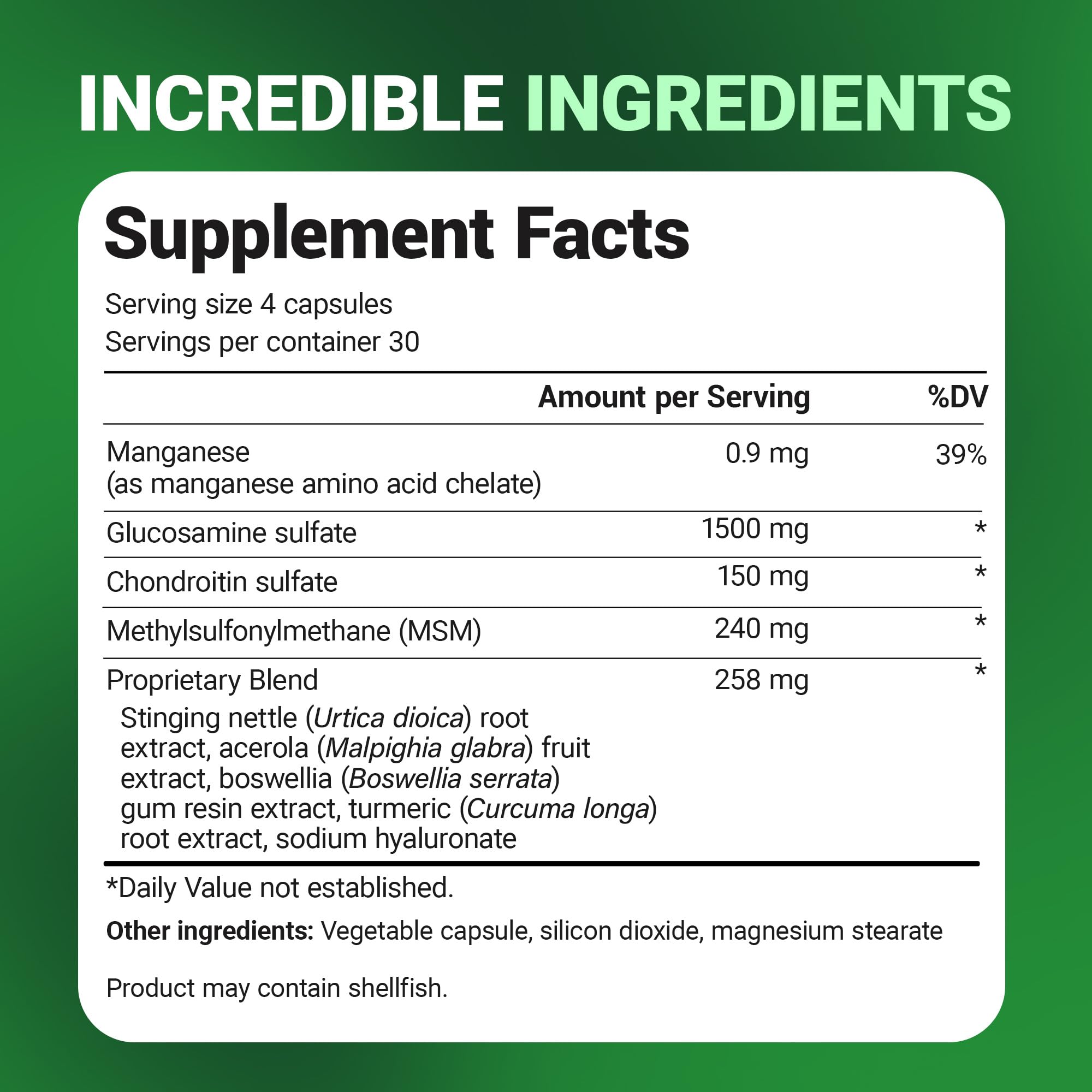Dr. Berg Glucosamine Chondroitin MSM Turmeric & Boswellia - Advanced Joint Support Supplement with 1500 mg Glucosamine Sulfate - Includes 120 Capsules Dr. Berg Nutritionals Au supplements