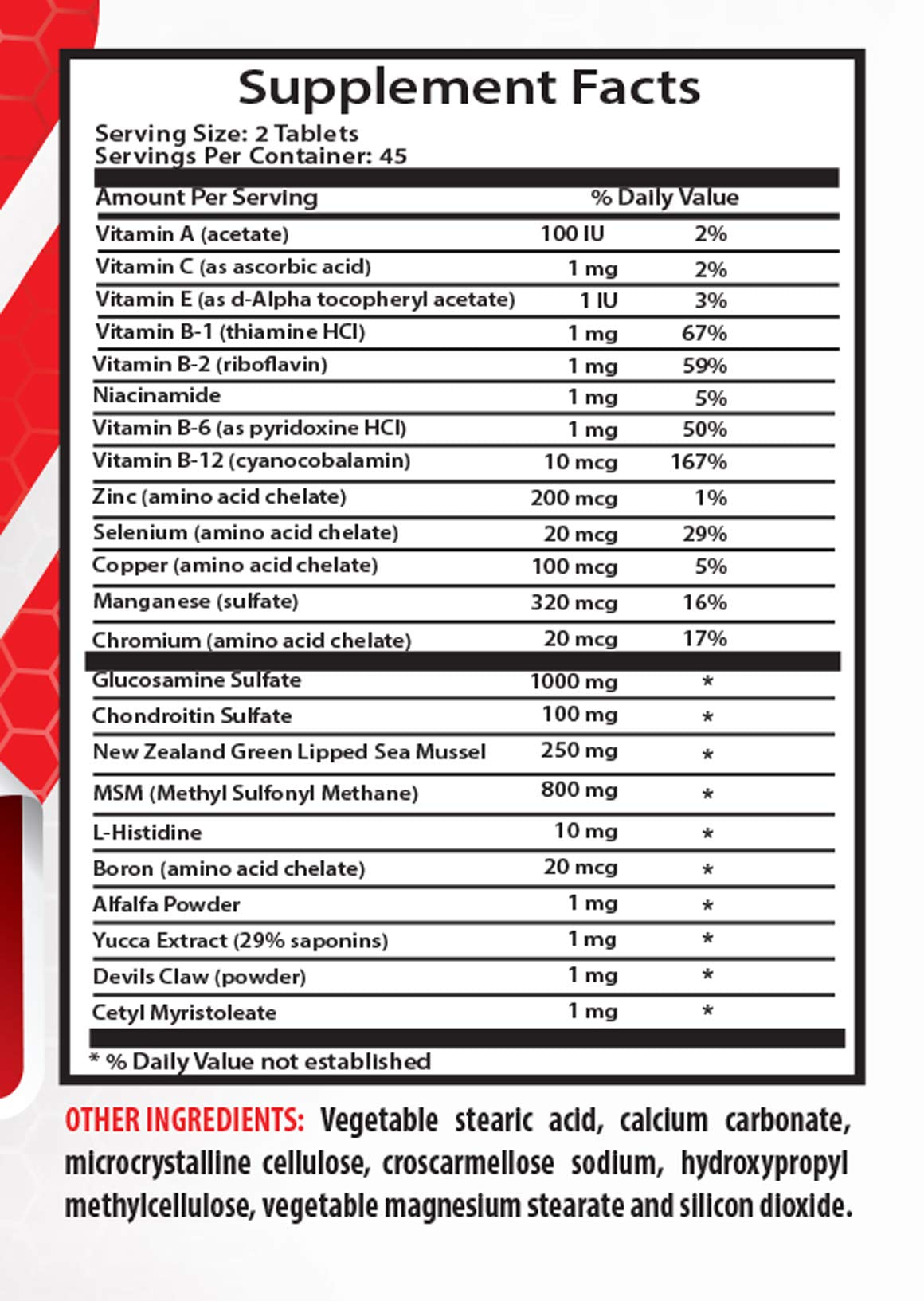 Herbal Strength Blend - Joint Matrix Complex - Everyday Movement, Vital Support, Nutritional Balance, Joint Blend, Structural Strength, Functional Motion 2 Bottles 180 Capsules Healthy Supplements LLC Au supplements