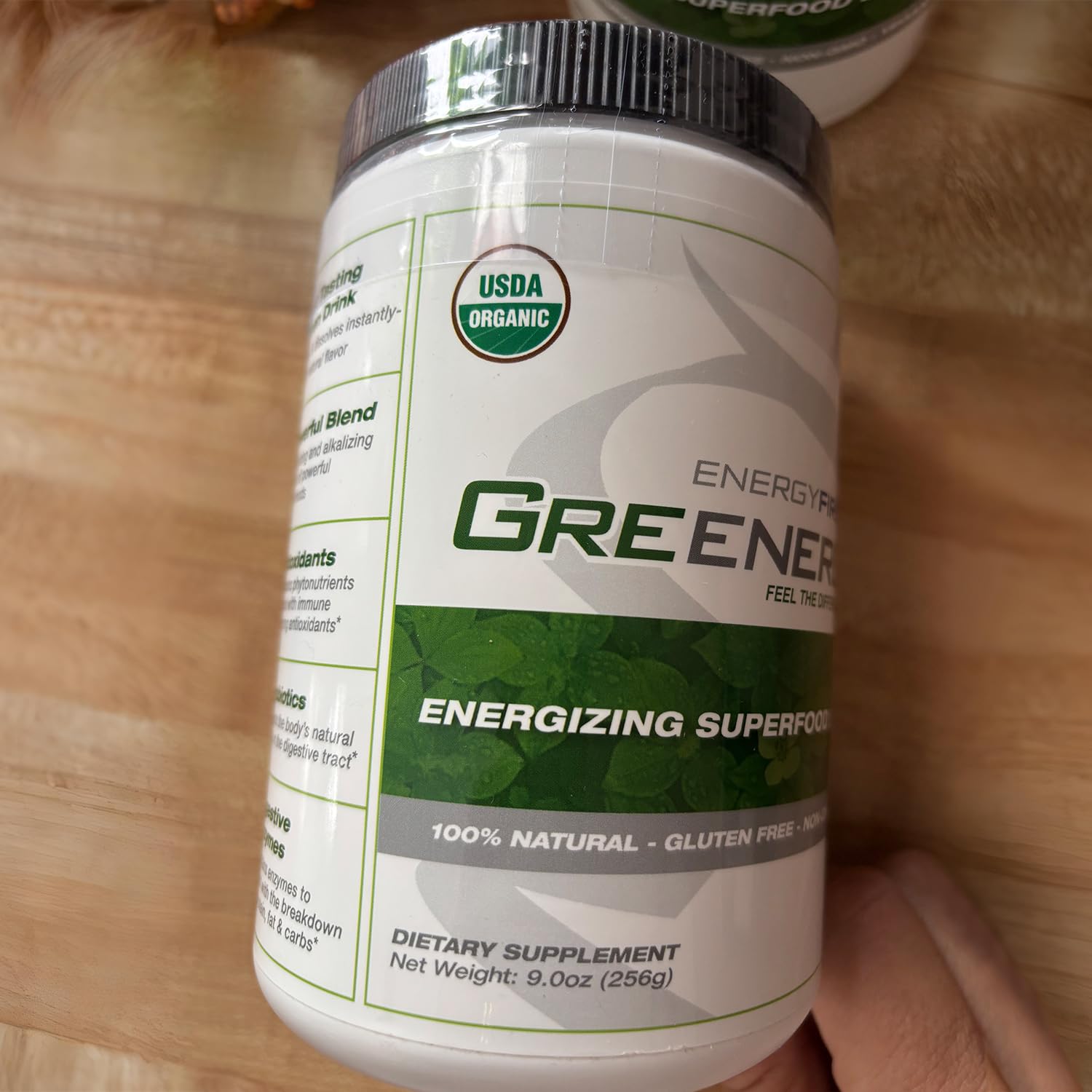 EnergyFirst Energize and Detoxify Greenergy Organic Superfood Powder - Vegan, Gluten-Free, Sugar-Free, Non-GMO - 30 Servings for Daily Energy & Immunity Boost! EnergyFirst Au supplements