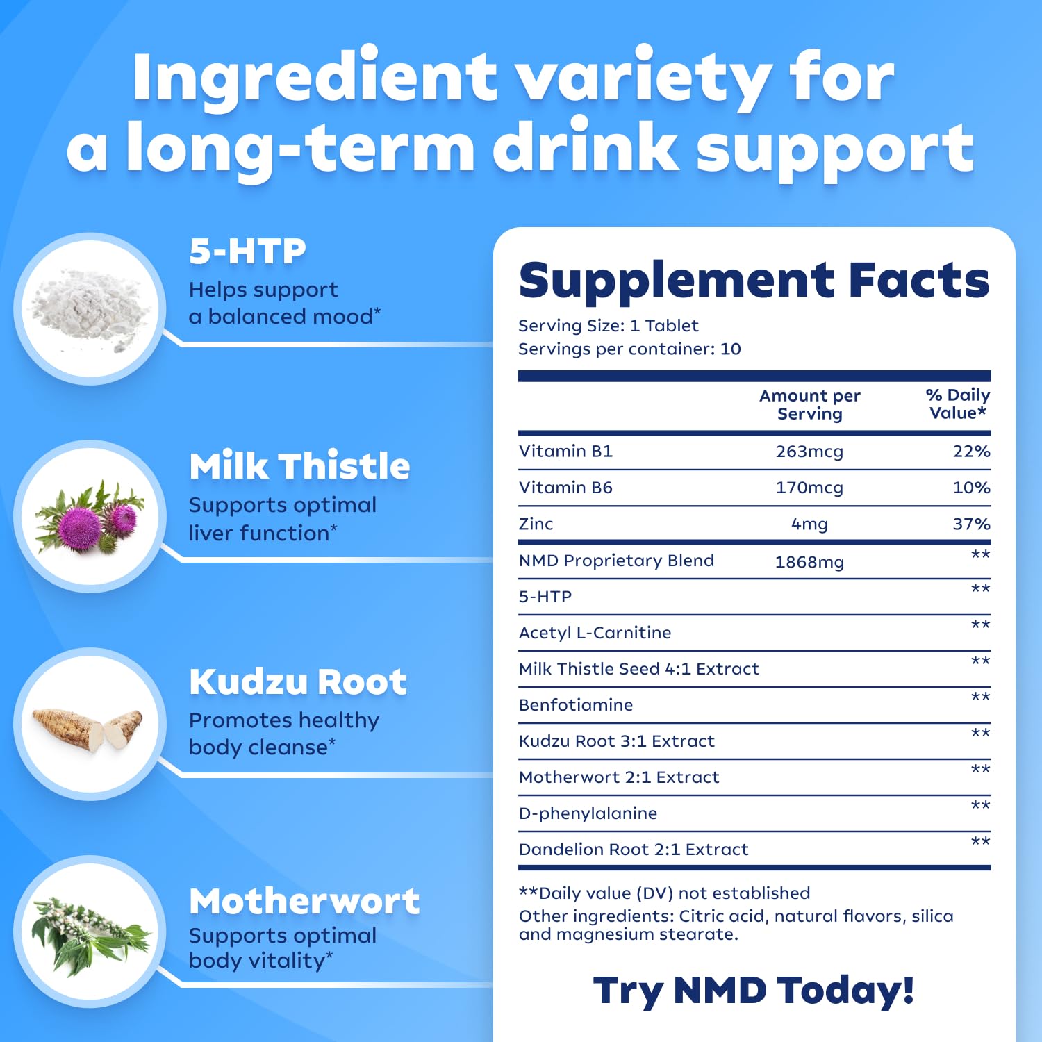NoMoreDrinks Alcohol Cravings Reducer - Stop Drinking Alcohol Supplements & Liver Erectogen Au supplements