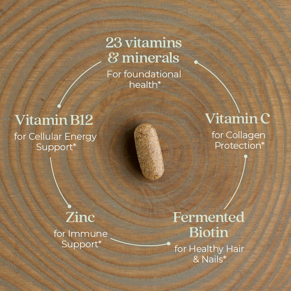 New Chapter Women’s Multivitamin, Iron, B6, B12, Biotin for Hair Growth, D3, Vit C, Zinc for Immune & Stress Support, Gentle on an Empty Stomach, One Daily, Non-GMO, Gluten-Free, 18+, 72 Tablets New Chapter Au supplements