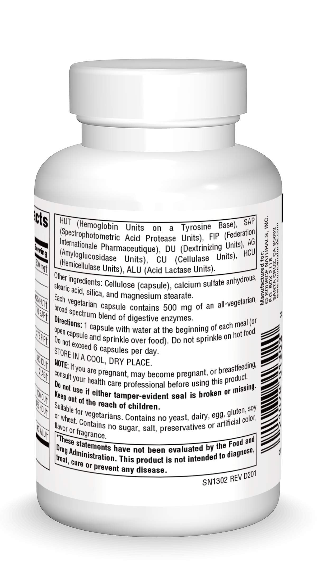 Source Naturals Essential Enzymes 500mg Bio-Aligned Multiple Enzyme Source Naturals Au supplements