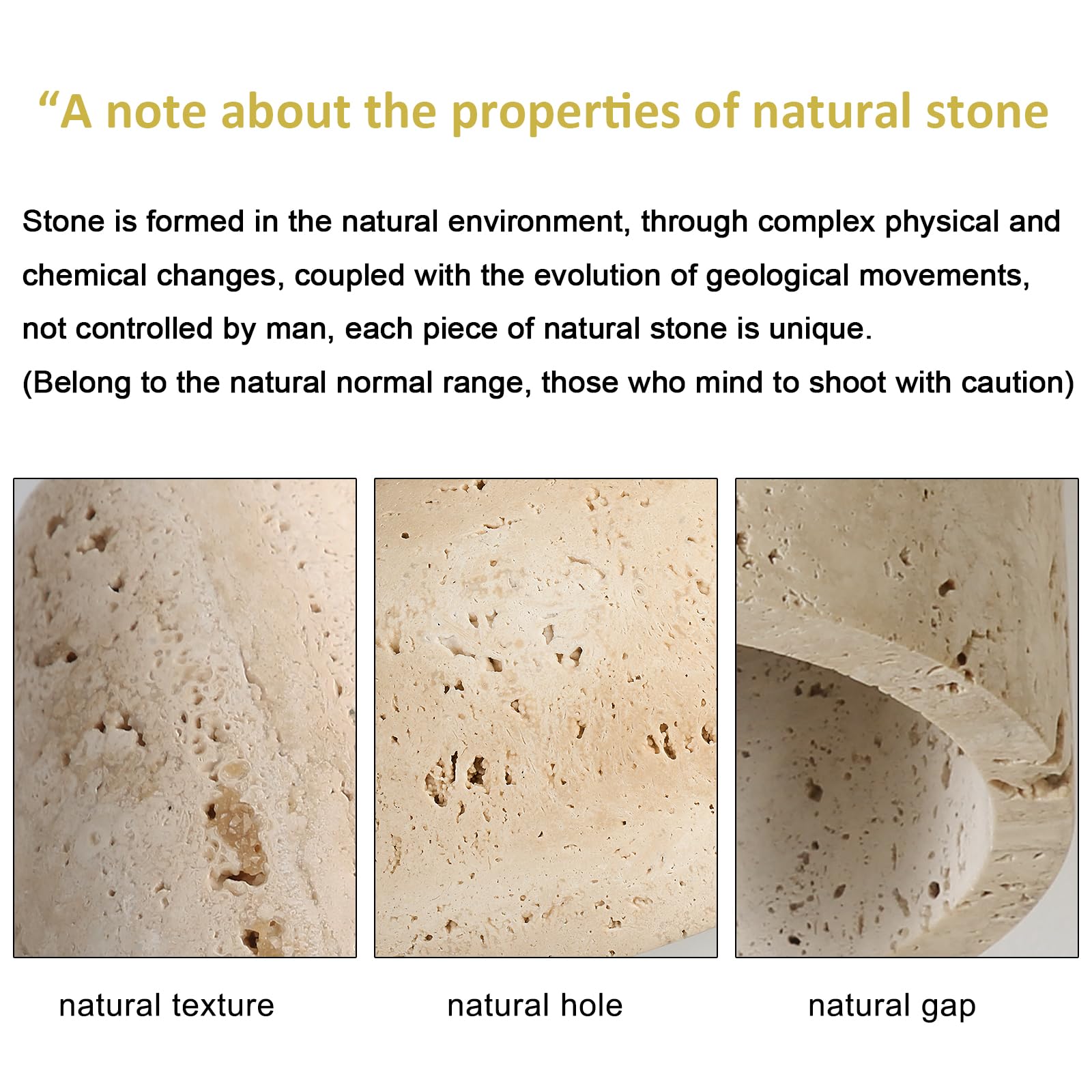 Nordic Pendant Light Natural Yellow Travertine Lamp Simple Wabi Sabi Lamp Suitable for Restaurant Bedside Kitchen Island Cafe Wood Pendant Light (Walnut Color) Generic Au supplements