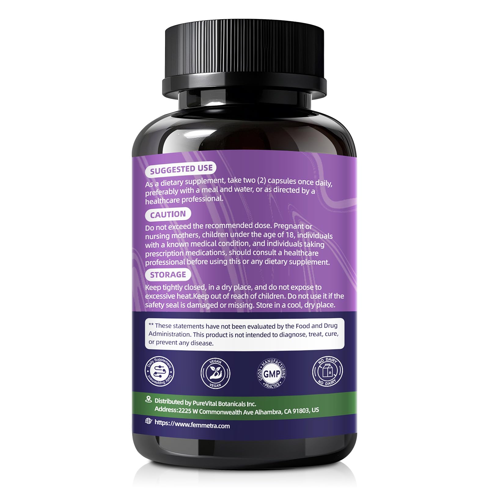 Magnesium Glycinate 600mg Vitamin D3 K2 Supplement with Vitamin C, Zinc, & Aloe Vera - Bone Support, Energy & Mood Manage & Sleep Health for Men & Women, Non-GMO, Vegan, 120 Capsules Femmetra Au supplements