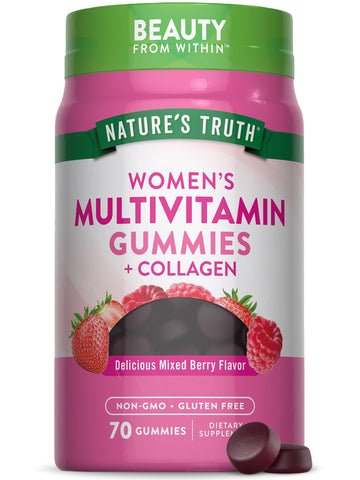 Nature's Truth Womens Multivitamin Gummies Plus Collagen & Biotin | 70 Count | Non-GMO & Gluten Free Supplement Nature's Truth Au supplements