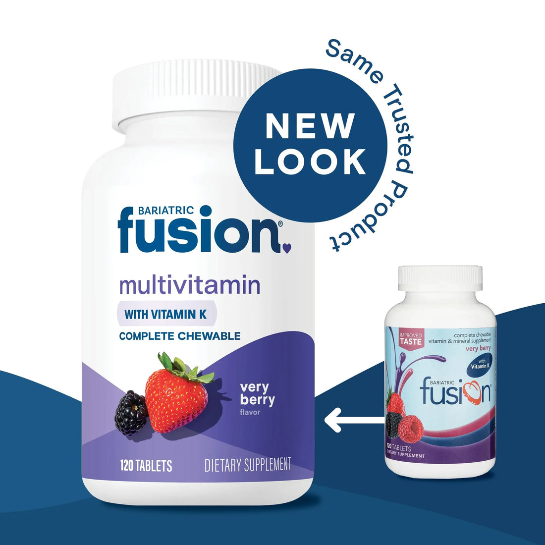Bariatric Fusion Very Berry Complete Chewable Bariatric Multivitamin with Iron and Vitamin K for Bariatric Surgery Patients Including Bariatric Fusion AU supplements