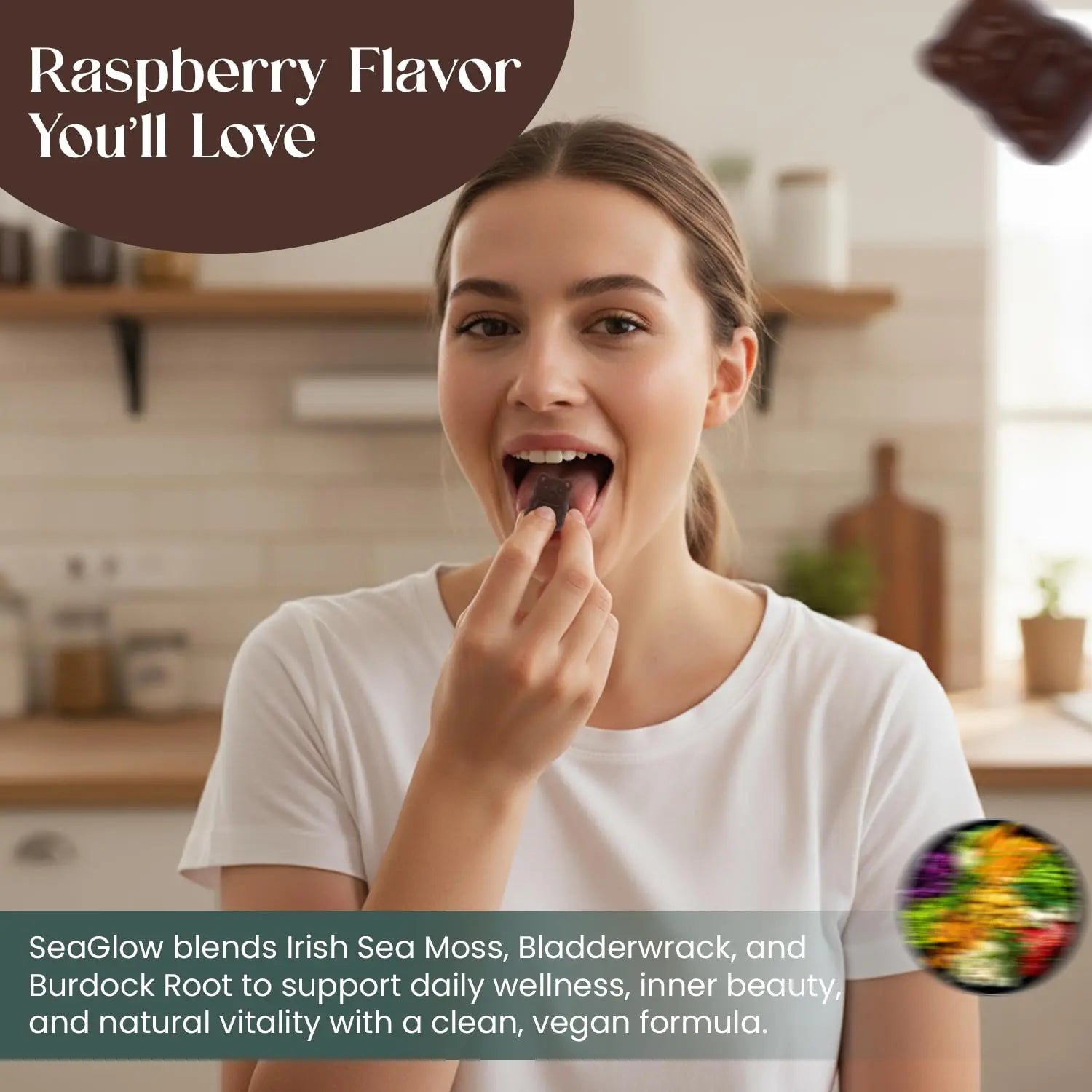 The EverÉ Natural Alchemy Sea Moss with Bladderwrack & Burdock Root – Vegan, Plant-Based Gummies with Minerals & Botanicals – Mixed-Berry Flavor, Non-GMO & Gluten-Free The EverÉ Natural Alchemy Au supplements