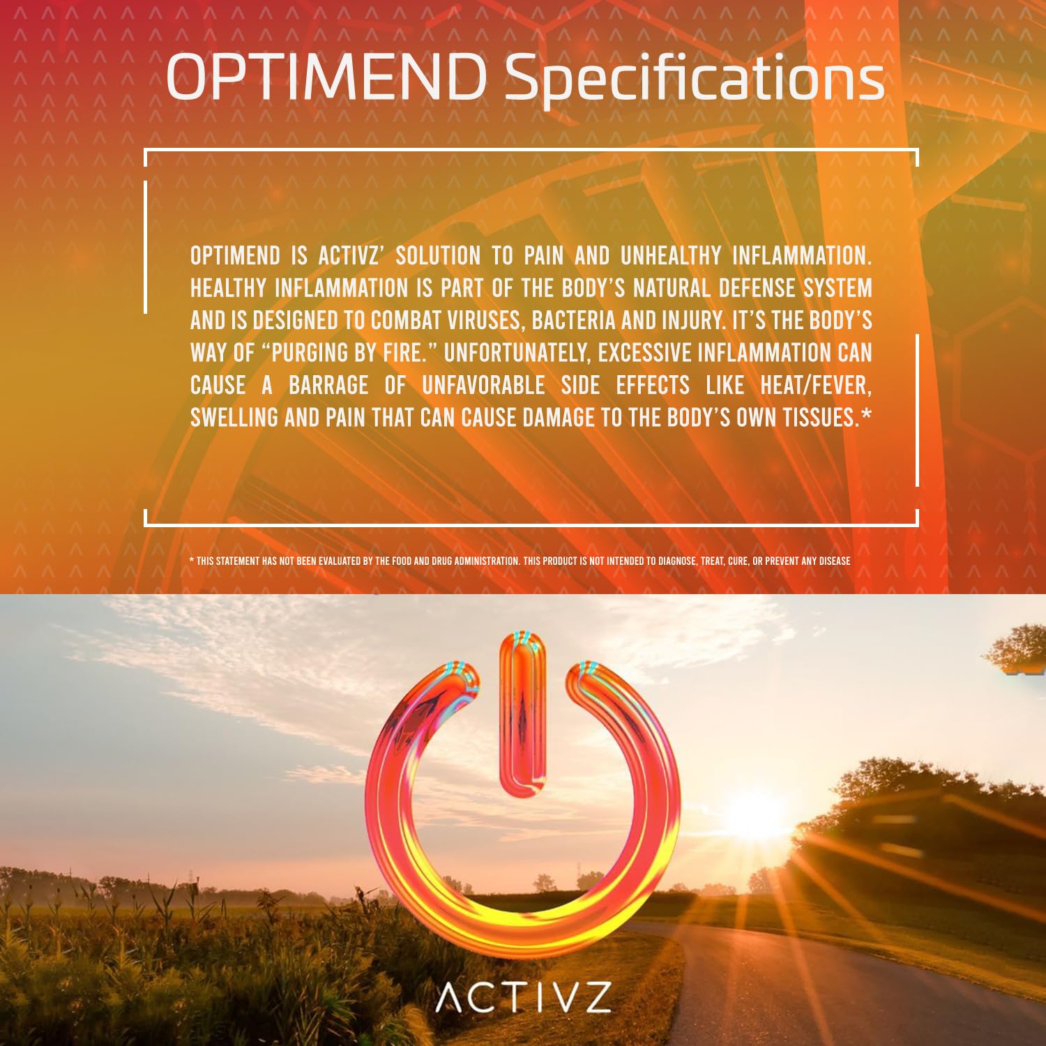 ACTIVZ Optimend - Advanced Joint Mobility and Comfort Support with Enhanced Bioavailability Using CyLoc Dextrin and DexKey Technology - 60 Capsules ACTIVZ Au supplements