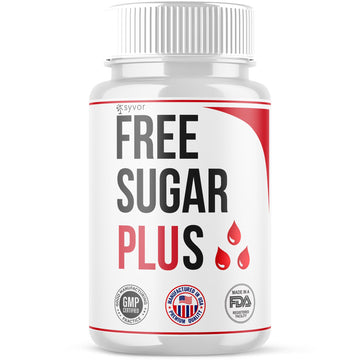 Free Sugar Plus Capsules, Official FreeSugar Plus Blood Health Support Pills With All Natural Ingredients, Free Sugar Plus Advanced Wellness Support with Premium Vitamins for Women & Men (60 Capsules) Syvor Au supplements