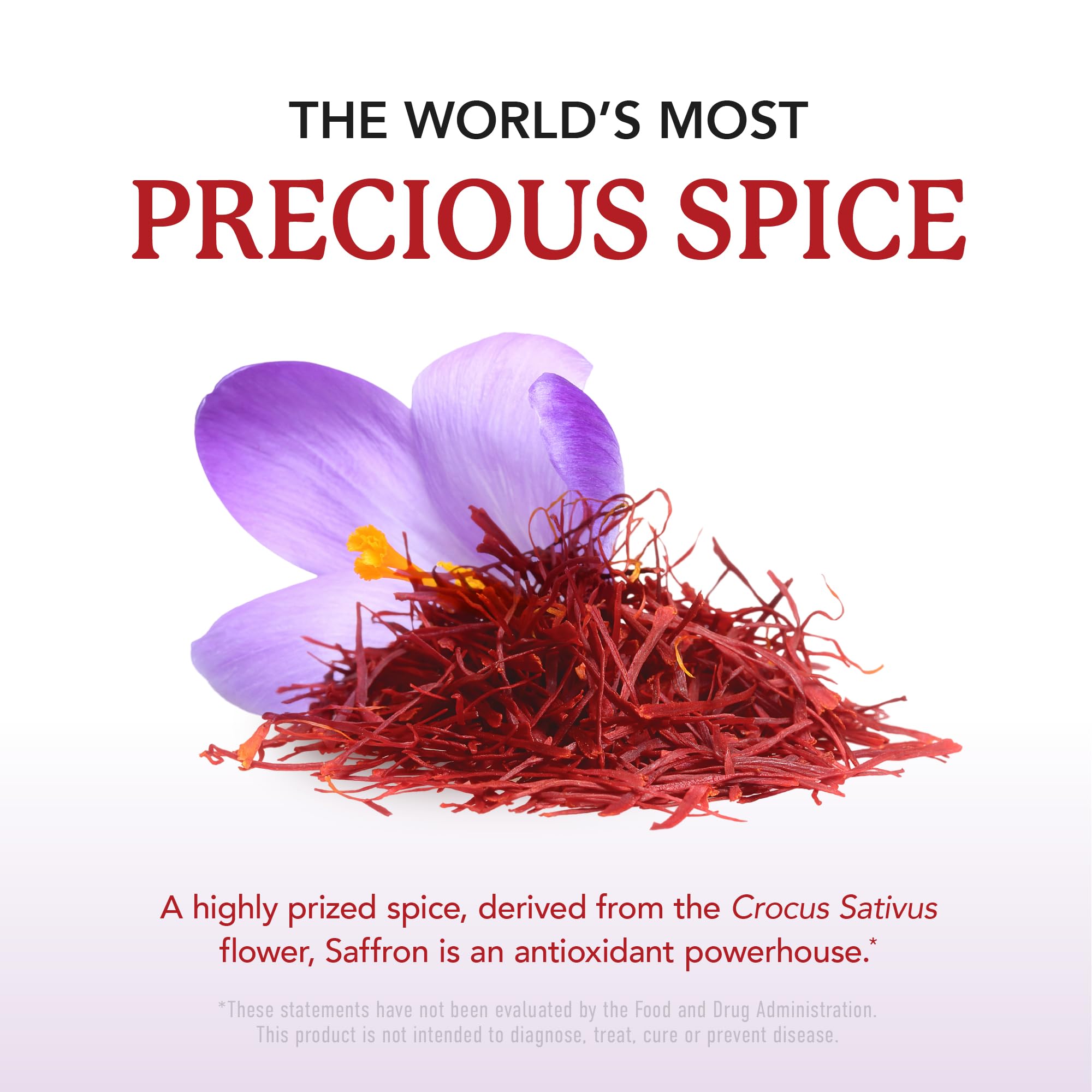 Saffron Supplements 88.5mg | 3-Month Supply | Pure Saffron Extract Capsules for Mood, Focus, Eye Health & Energy Balance Support | Crocus Sativus Extract | Gluten-Free & Non-GMO | 90 Capsules SMNutrition Au supplements
