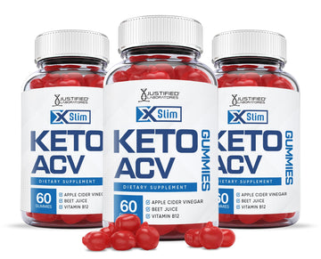 Justified Laboratories (3 Pack X Slim Keto ACV Gummies 1000MG Xslim Vegan Non GMO Justified Laboratories Au supplements