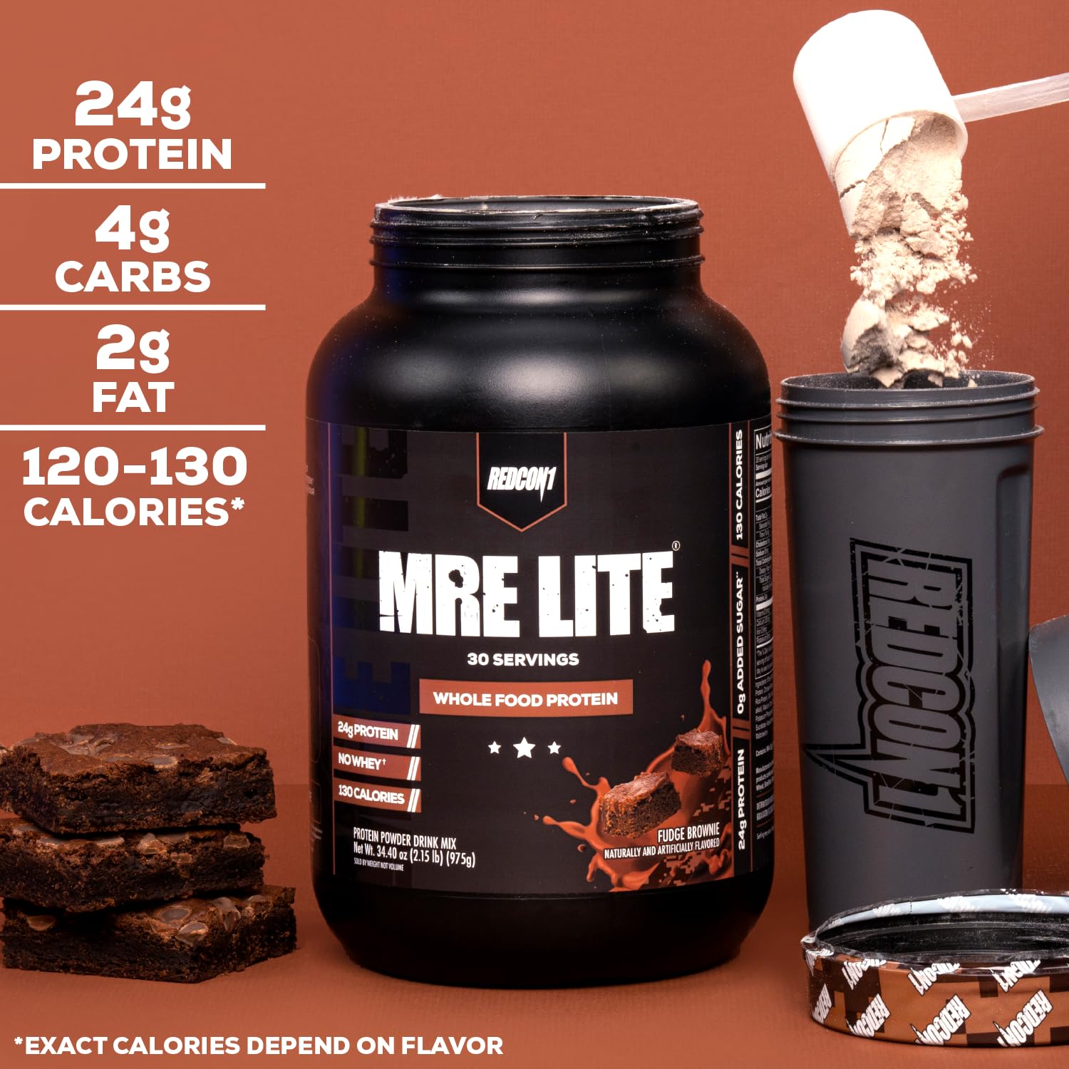 REDCON1 MRE Lite Whole Food Protein Powder, Strawberry Shortcake - Low Carb & Whey REDCON1 Au supplements