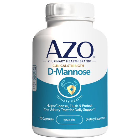 AZO D Mannose Urinary Tract Health, Cleanse, Flush & Protect The Urinary Tract, No.1 Pharmacist Recommended Brand AZOUS supplements