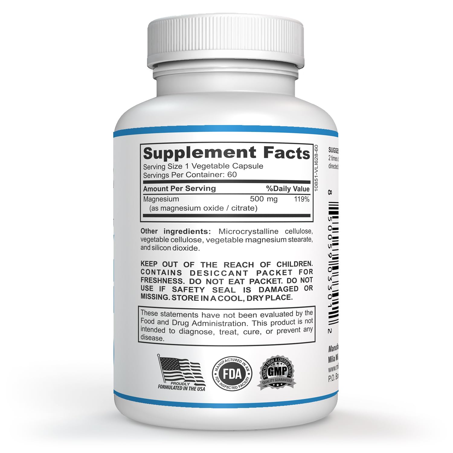 Milamiamor High Potency Magnesium | Whole Body Support | Heart, Nerve and Bone Milamiamor Au supplements