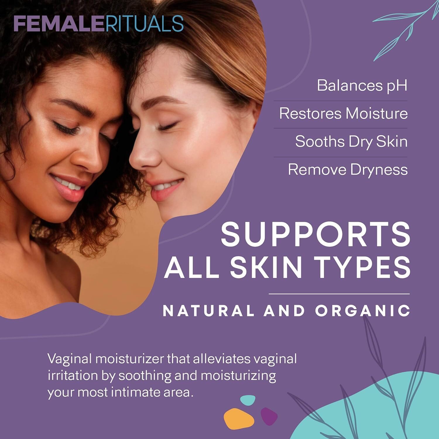 FEMALE RITUALS Vulva Moisturizing Cream - Vulva Care Balm - Clinically Tested Vaginal Moisturizer FEMALE RITUALS Au supplements