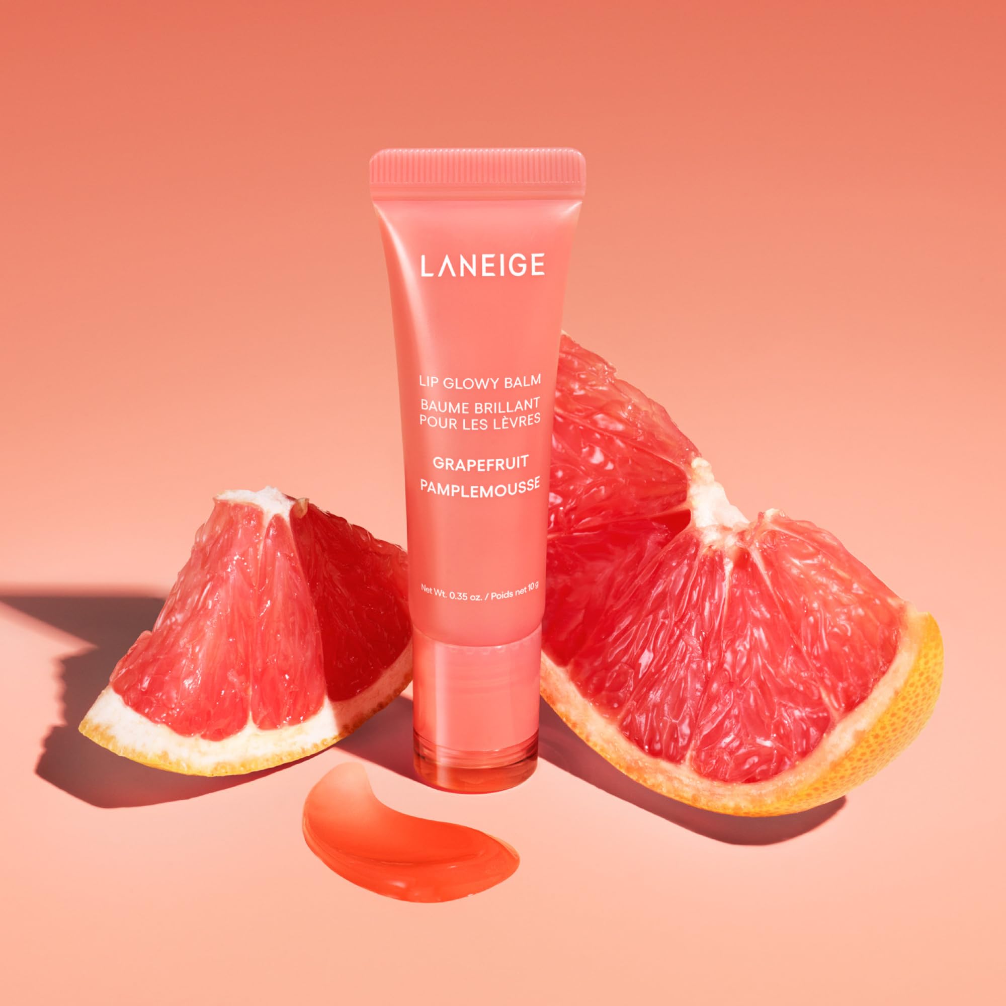 LANEIGE Lip Glowy Balm, Grapefruit: Sheer Tinted Lip Moisturizer with Shea Butter, for Hydrating Shine & Soft Lips LANEIGE Au supplements