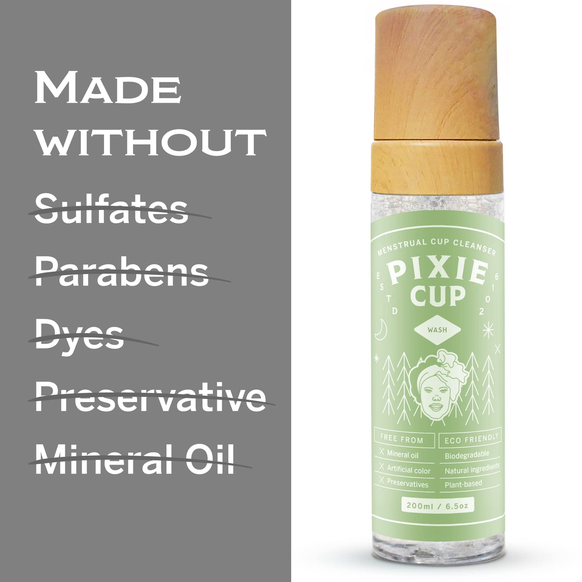 Pixie Menstrual Cup Cleaner Wash + Foaming Dispenser + More Wash in Bottle Than Any Other Brand Pixie Cup Au supplements