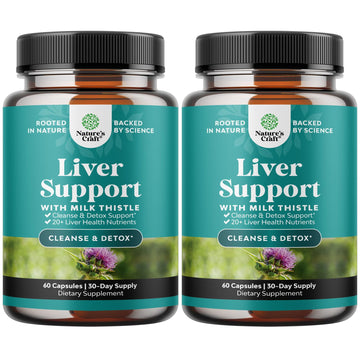 Liver Cleanse Detox & Repair Formula - Herbal Liver Support Supplement Natures Craft Au supplements