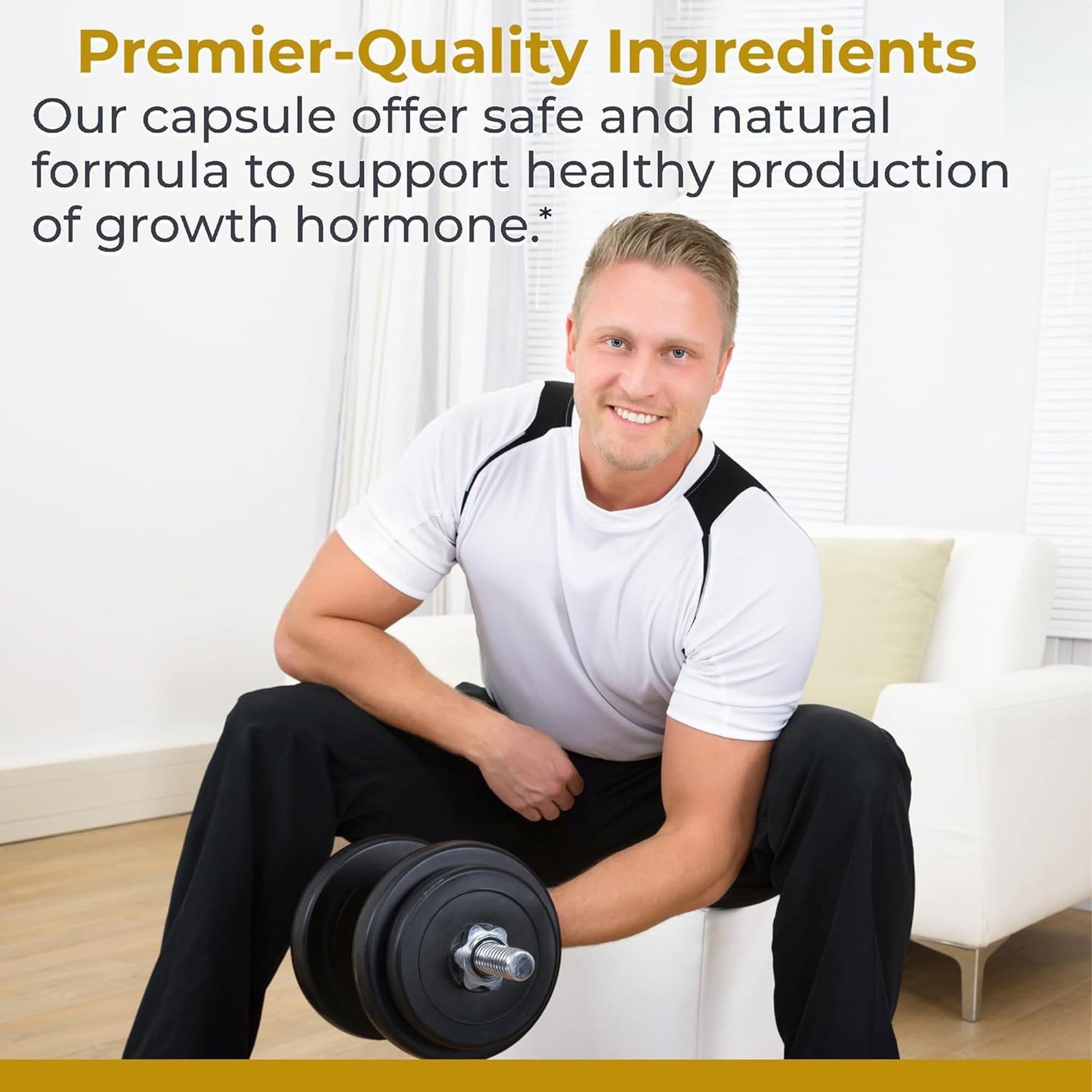 Premier Research Labs Amino HGH - HGH Supplements for Men, HGH Supplements for Women, Amino Acids, L-Arginine, L-Lysine, HGH Enhancer, Support Human Growth Hormone and Muscle Growth - 105 Capsules Premier Research Labs Au supplements