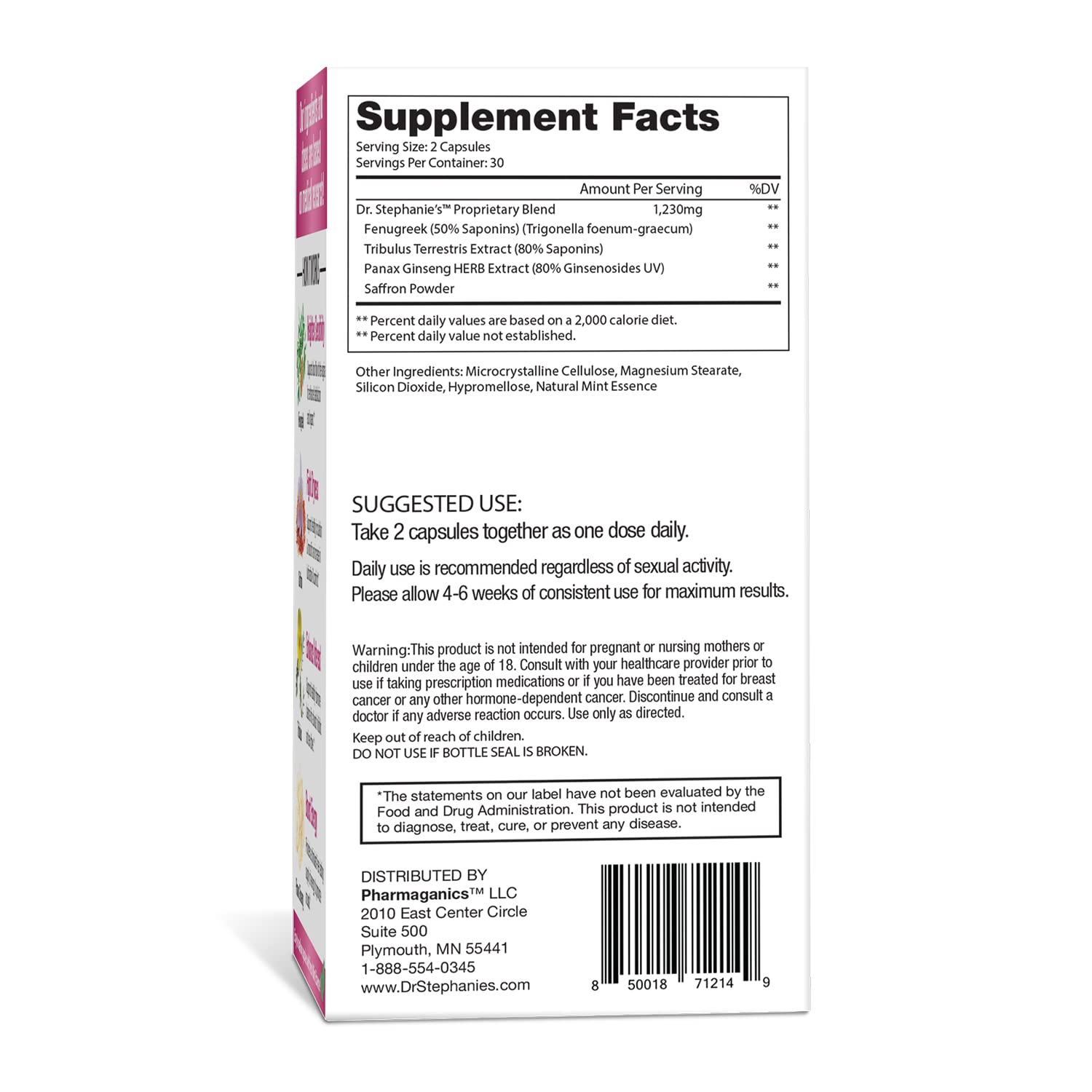 Pharmaganics Dr. Stephanie's Her Romance - Natural Hormone Balance Support for Women Pharmaganics Au supplements