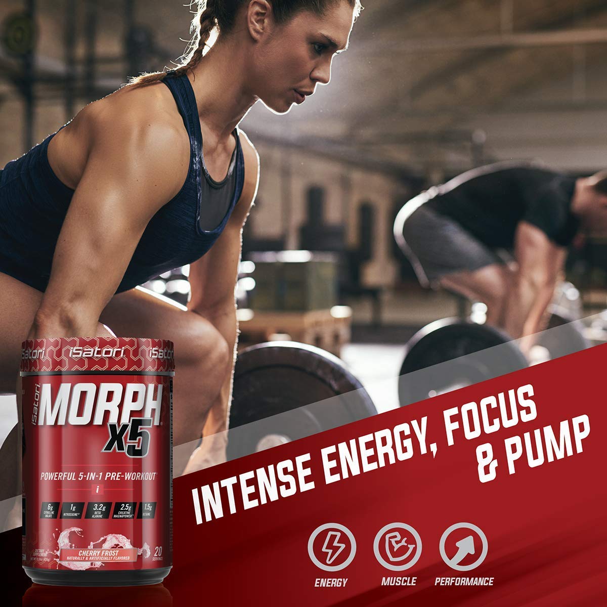 iSatori Morph Xtreme Intense Pre Workout - Bombsicle (20 Servings) Classic Blender Bottle iSatori Au supplements