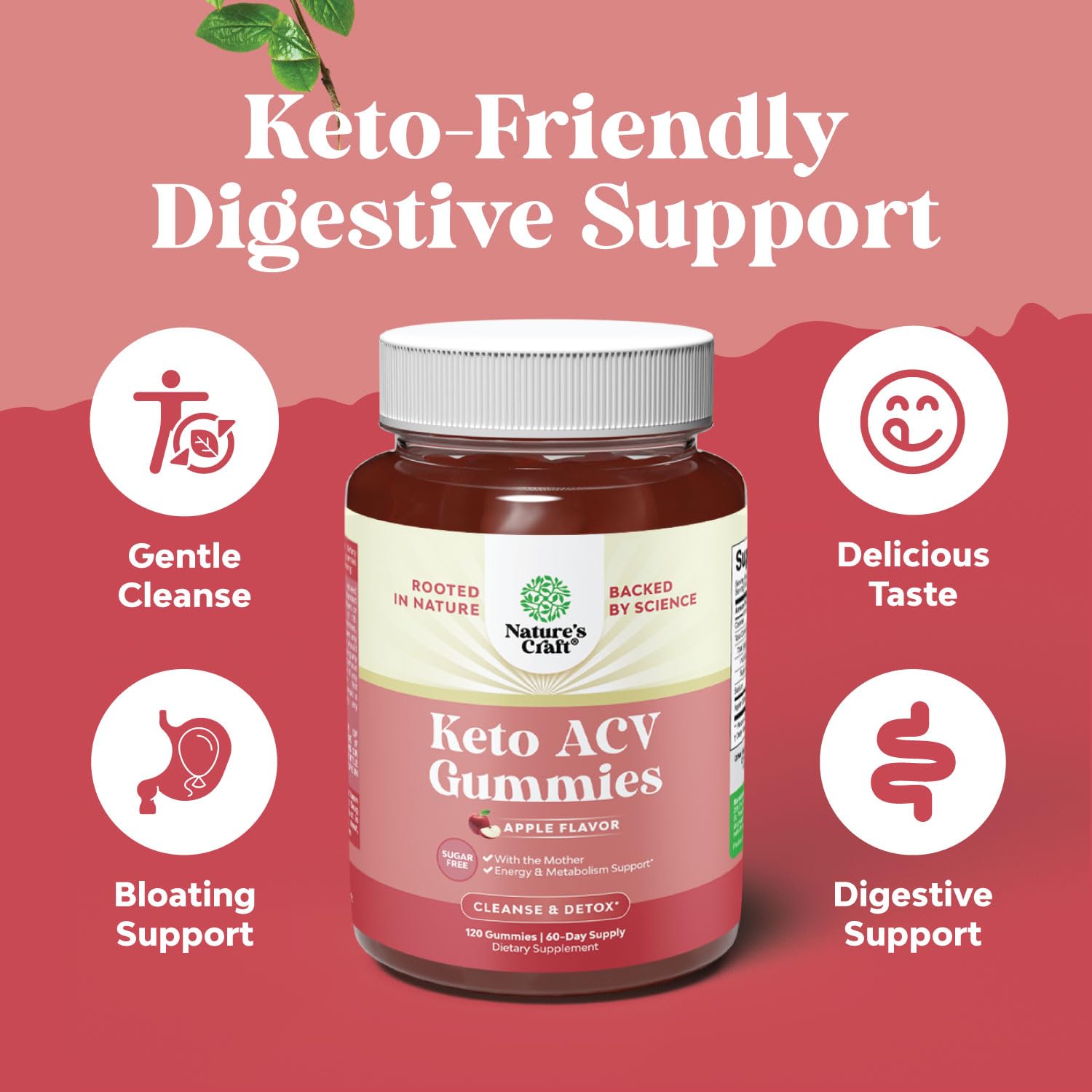 Vegan Advanced Keto ACV Gummies - Keto Apple Cider Vinegar Gummies Sugar Free Natures Craft Au supplements