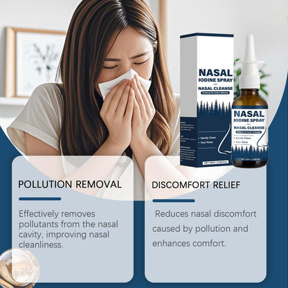 VIPUDA Nutramd Iodine Nasal Spray, Cleanses & Refreshes Your Nasal Passages, Iodine & Fulvic Acid Blend, 100% Natural Mineral Formula – 60 ml/2.029 fl.oz (1pc) VIPUDAAu supplements