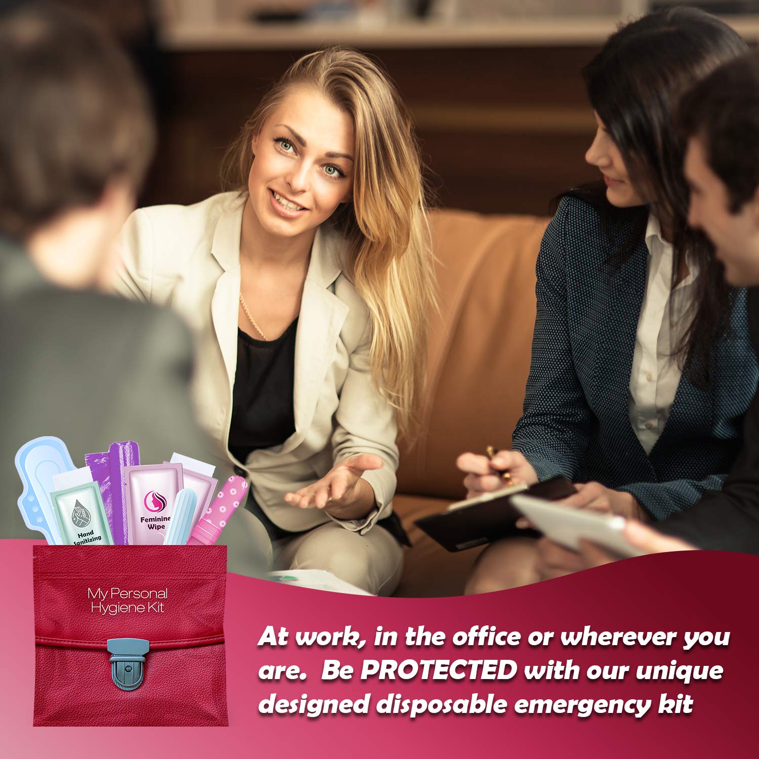 Menstrual Kit All-in-One | Convenience on The Go | Single Period Kit Pack for Travelling, Tweens pH Advantage Au supplements