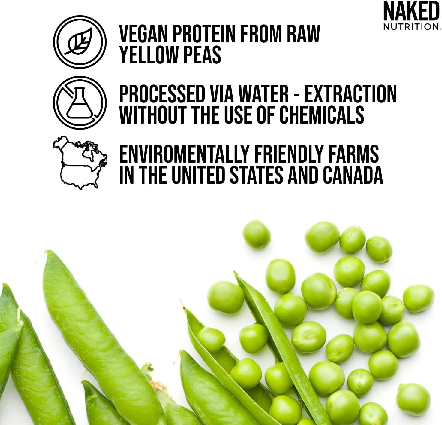 NAKED nutrition Naked Shake - Vegan Protein Powder, Strawberry Banana - Flavored Plant NAKED Au supplements