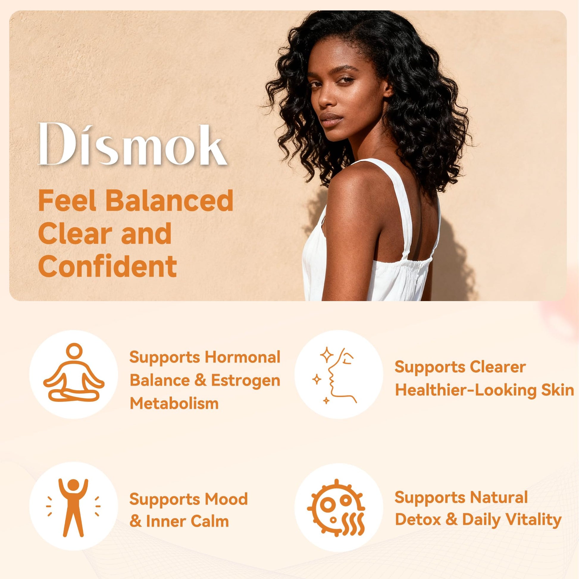 DIM Supplement 400 mg | Advanced Liposomal Multi-Action Complex for Estrogen Balance in Women & Men | Supports Hormonal Acne, Healthy Estrogen Metabolism & Clear Skin | Third-Party Tested Dismok Au supplements