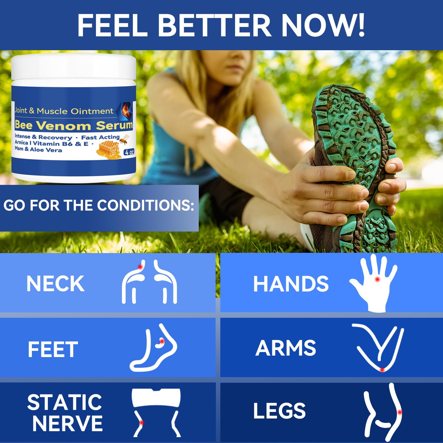 Cedonivor Bee Venom Joint and Bone Cream, Bee Venom Joint Relief Cream Joint Care for Knee, Neck, Back, Hands, Feet Moisturizer Cedonivor Au supplements