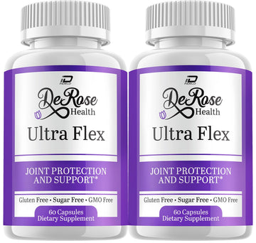 Indelo Ultra Flex Derose Health Capsules, Joint Support Supplement, Ultra Flex Natural Joint Health Formula, Derose Health Pills for Joint Wellness Mobility, UltraFlex Reviews (2 Pack - 120 Capsules) Indelo Au supplements