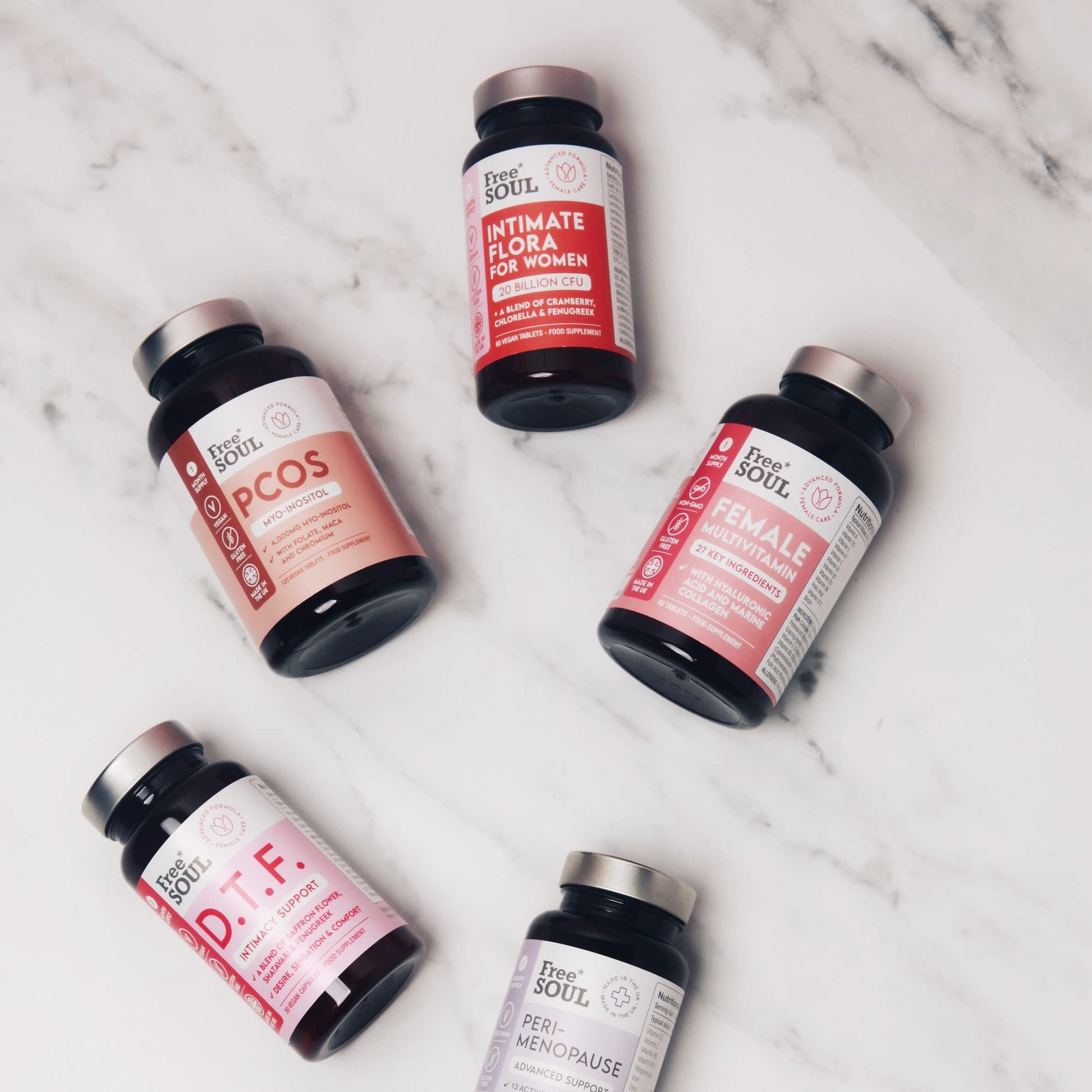 Women's Multivitamins and Minerals with Collagen & Hyaluronic Acid - 27 Essential Free Soul Au supplements