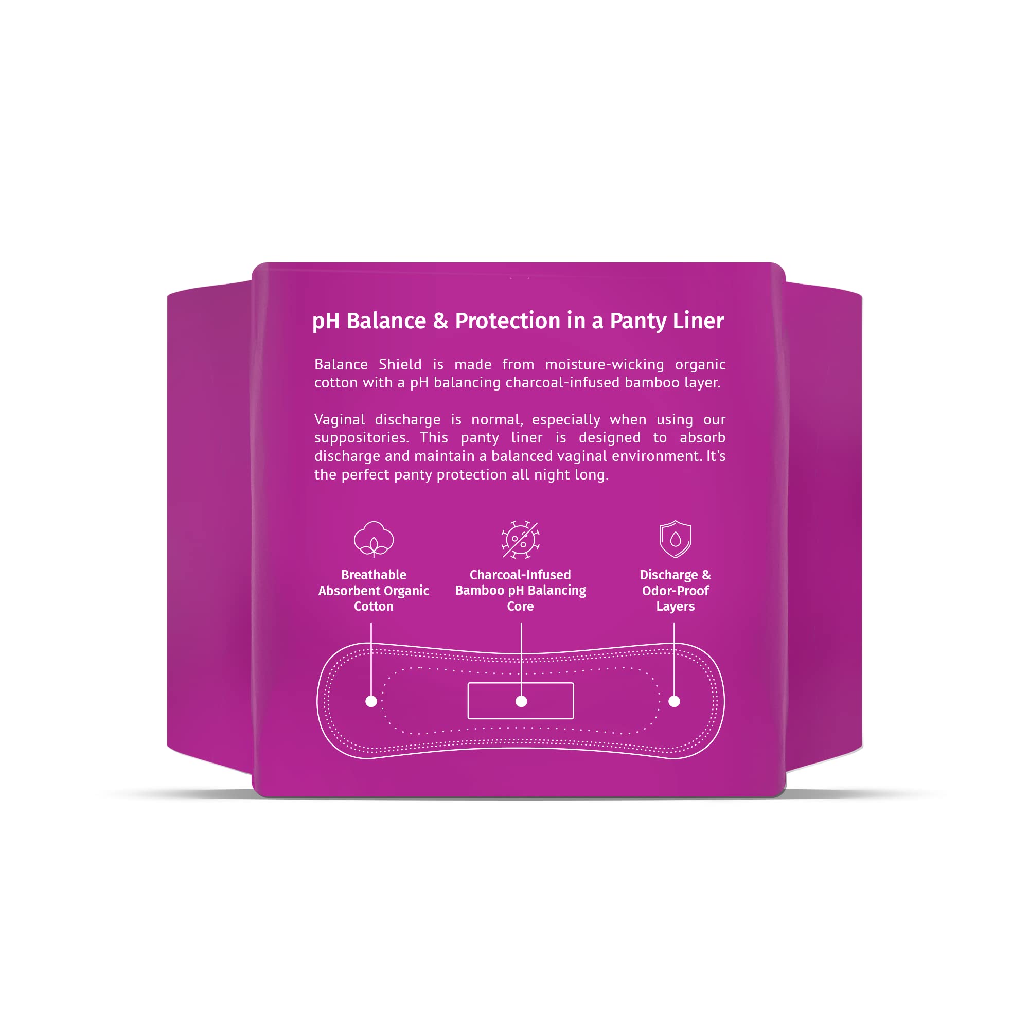 NutraBlast Balance Shield Panty Liners - Discharge & Odor-Proof Layers (180mm, 40-Pack) NutraBlast Au supplements