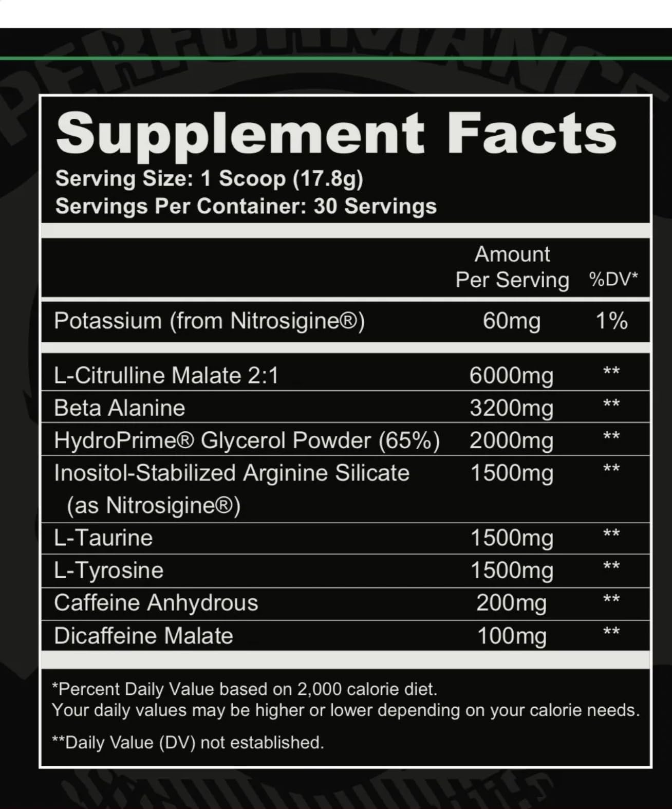 Performance Supplements Pre-Grow Highly Efficient Pre Workout 30 Servings 18.84 OZ Performance Supplements Au supplements