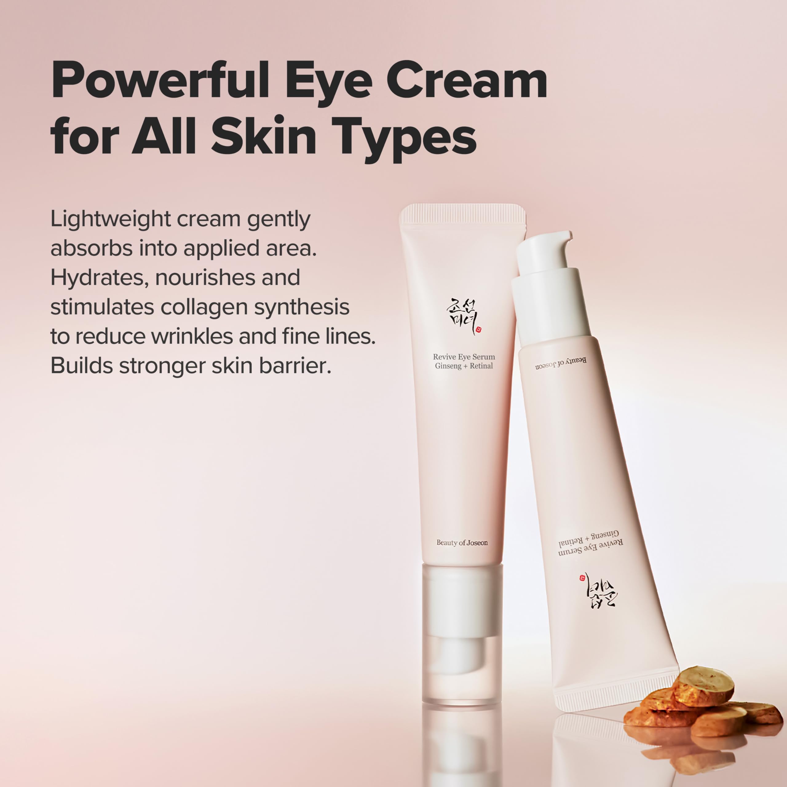 Beauty of Joseon Revive Eye Serum with Retinal Niacinamide Correction for Puffy Eye Bags Fine Lines Dark Circles Wrinkles, Korean Skin Care 30ml, 1.01 fl.oz Beauty of Joseon Au supplements