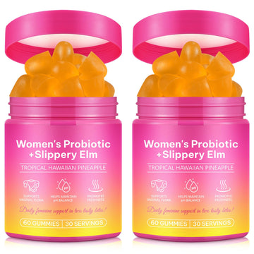 Beyxdu Probiotics for Women Gummies with Slippery Elm Feminine Balance Gummies for Women Vaginal Probiotics with Prebiotics & Lactobacillus Probiotic Blend Vaginal Odor & Vaginal Flora 120Gummy Beyxdu Au supplements