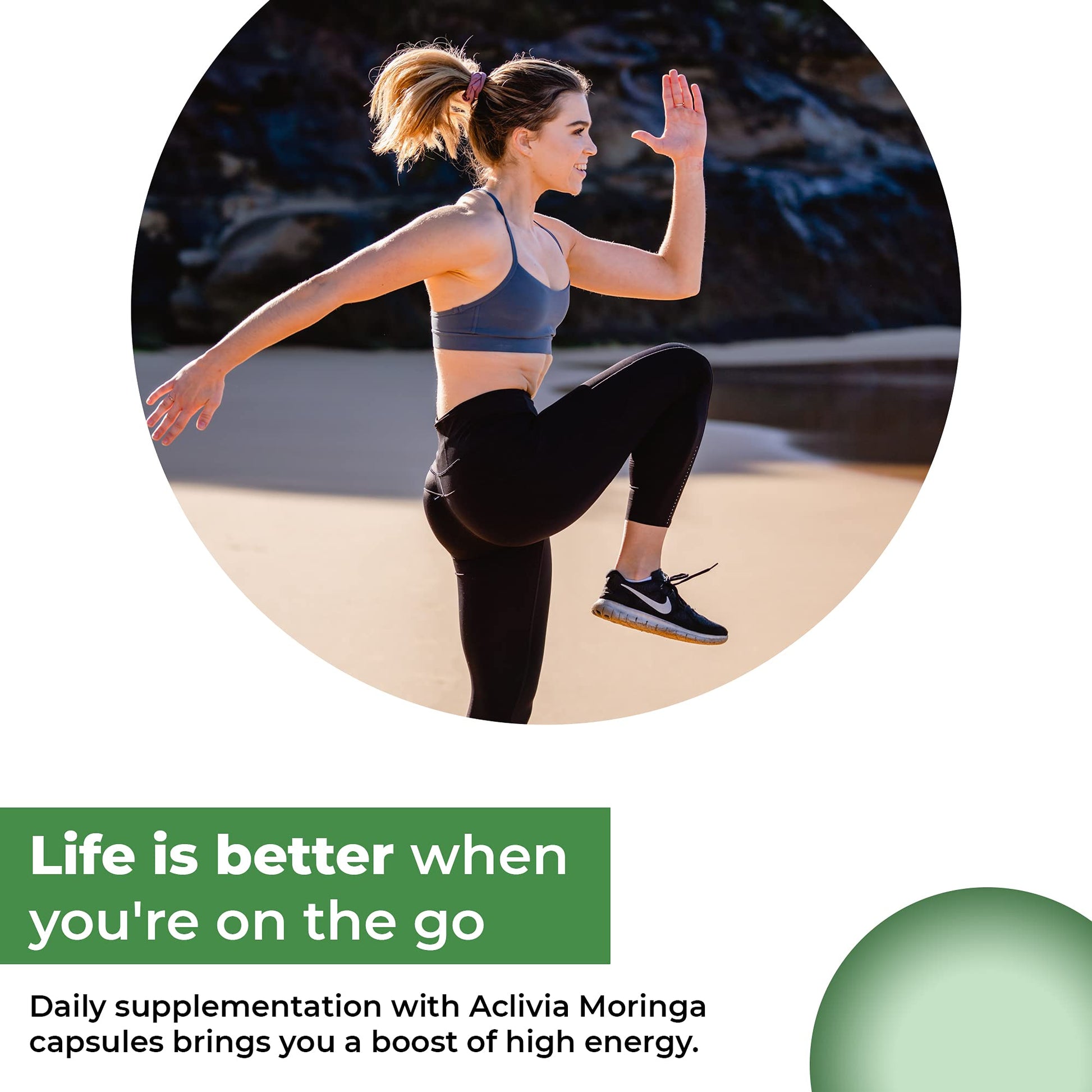 Aclivia - Moringa Complex - Maximum Strength Moringa Oleifera Leaf & Seed Supplement - Superfood Capsules with Antioxidant Properties - 5000mg - 60 Capsules Aclivia Au supplements