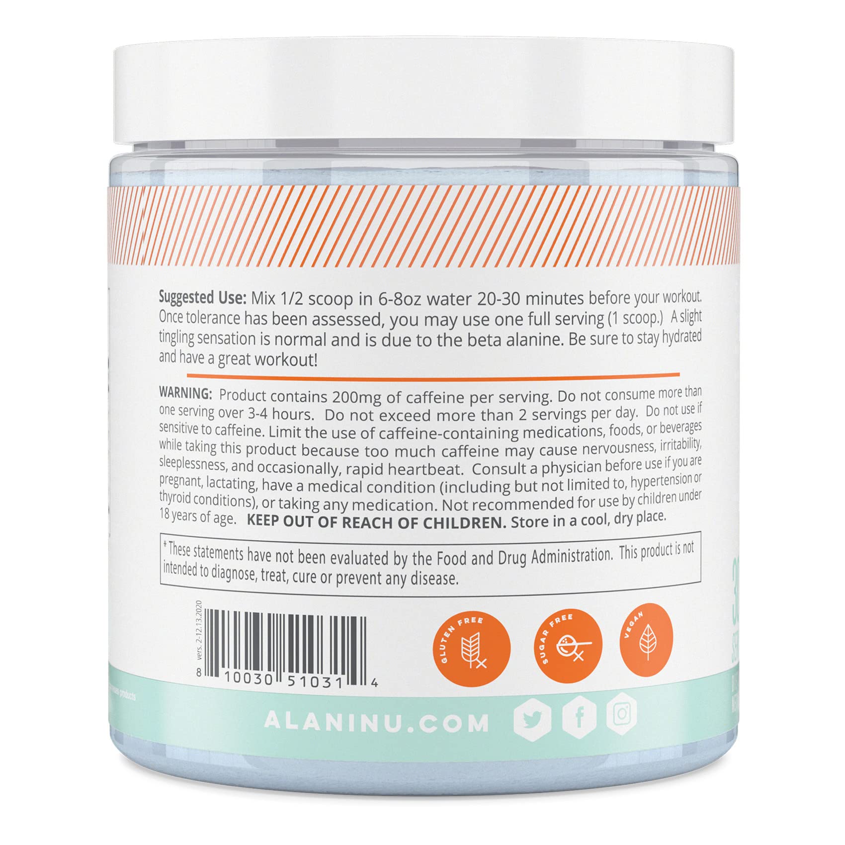 Alani Nu Creatine Monohydrate Powder and Pre Workout Breezeberry Powder Bundle Alani Nu Au supplements