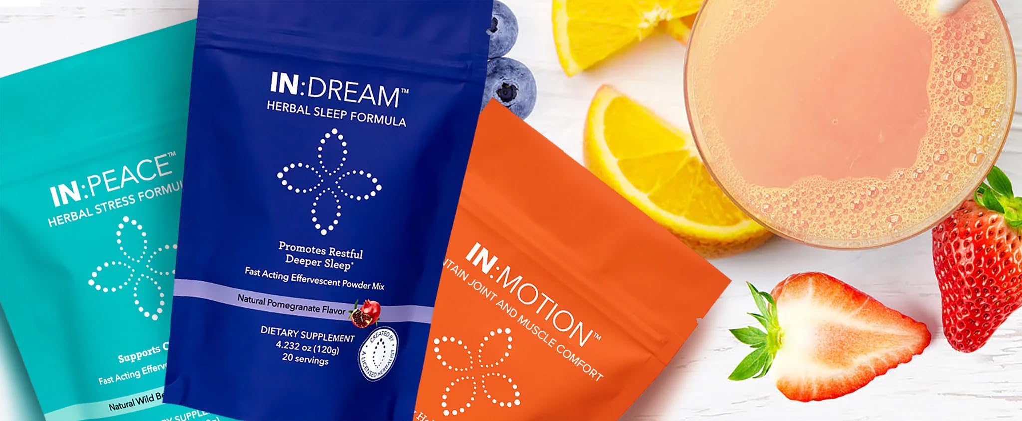 In:TotalWellness IN:Peace Herbal Calming Formula. 20 Serving Pouch, Wild Berry Flavor. 9 Herb Antioxidant + Adaptogen Blend. Clinically Proven Ingredients. Crafted by a Licensed Herbalist INTotalWellness Au supplements