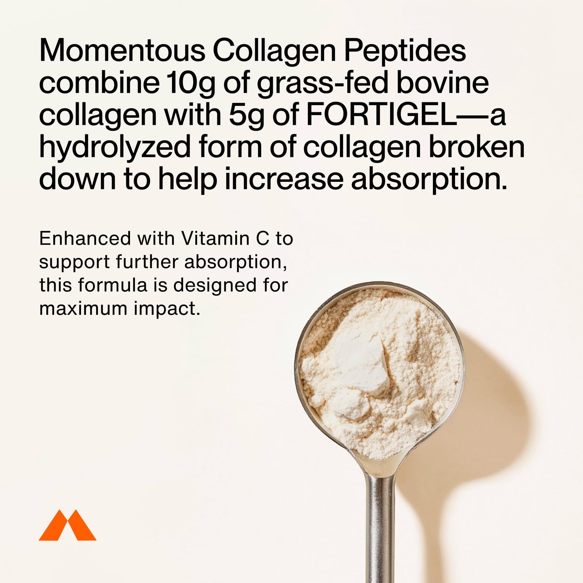 Momentous Grass-Fed Collagen Peptides Powder - Collagen Protein Powder with Fortigel & Vitamin C for Hair, Skin, Nails, & Joint Health Support - NSF Certified for Sport - Packaging May Vary Momentous Au supplements
