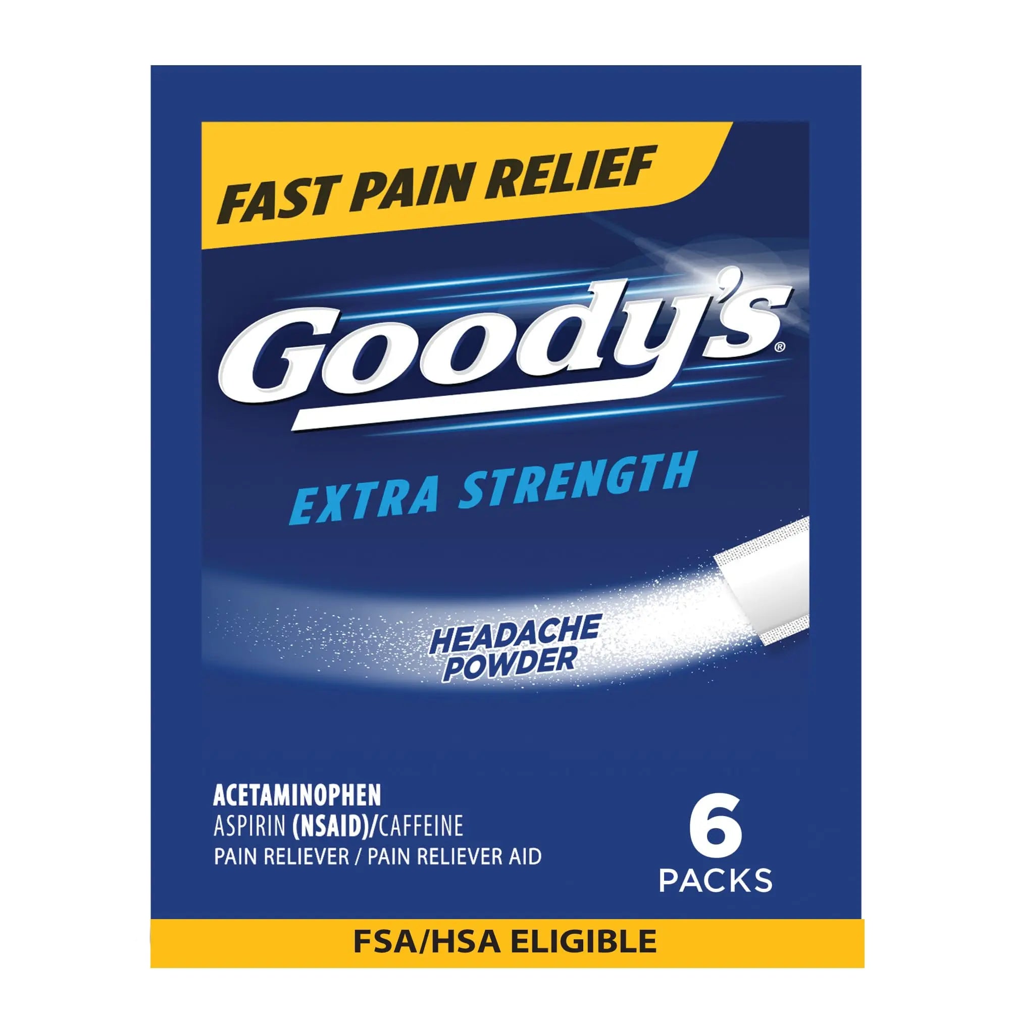 Goody's Pain Relief Powders, Extra Strength Headache Powder, 6 ct (Pack of 1) Goody's Au supplements