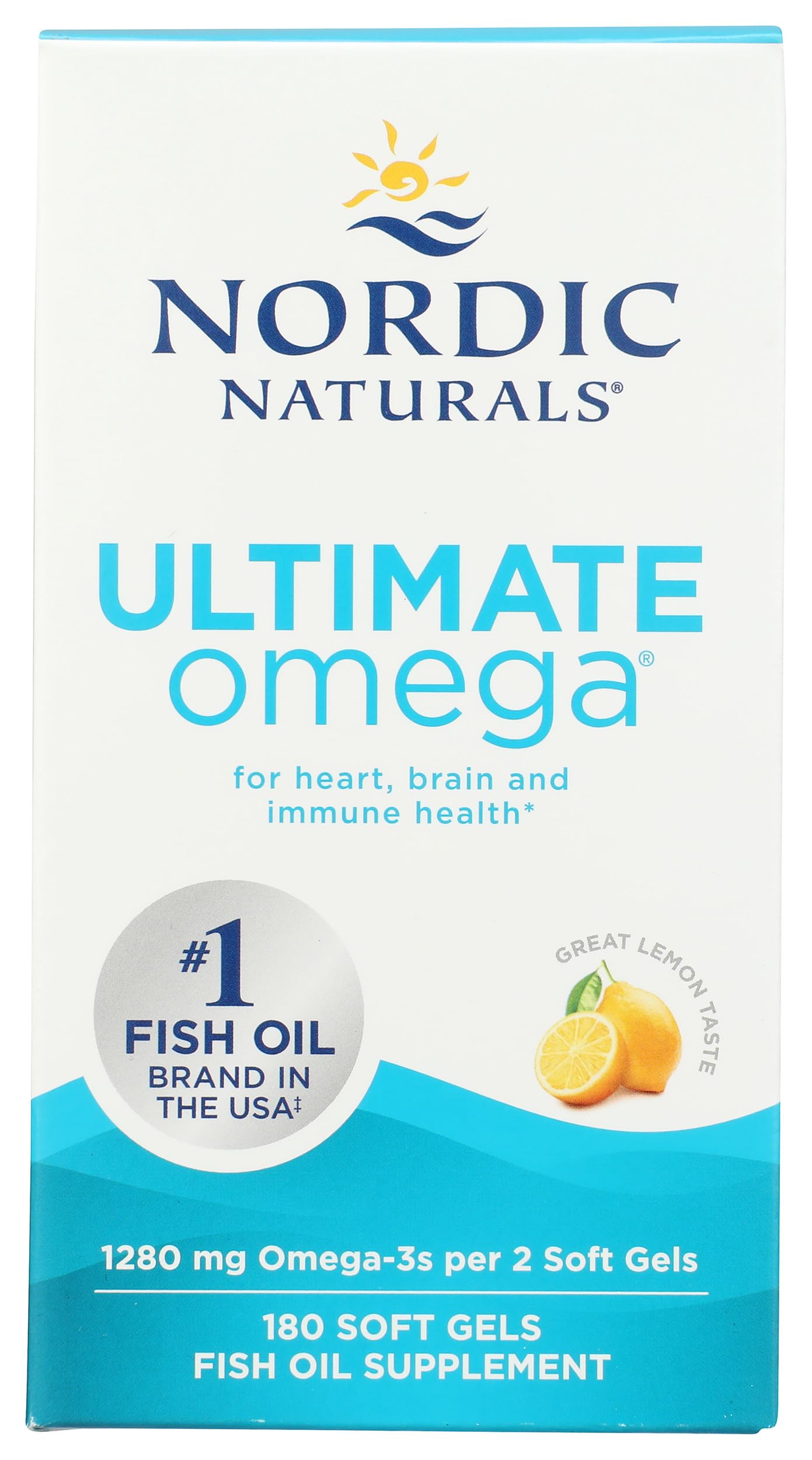 Nordic Naturals Ultimate Omega 1280 MG, 180 CT Nordic Naturals Au supplements