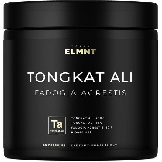 228,000mg 200x Strength Tongkat Ali for Men w. Fadogia Agrestis Extract - 10% Eurycomanone Longjack Highest Potency Fadogia Agrestis Tongkat Ali Supplement - Muscle Growth & Test Support Pills for Men TERRA ELMNTAU supplements