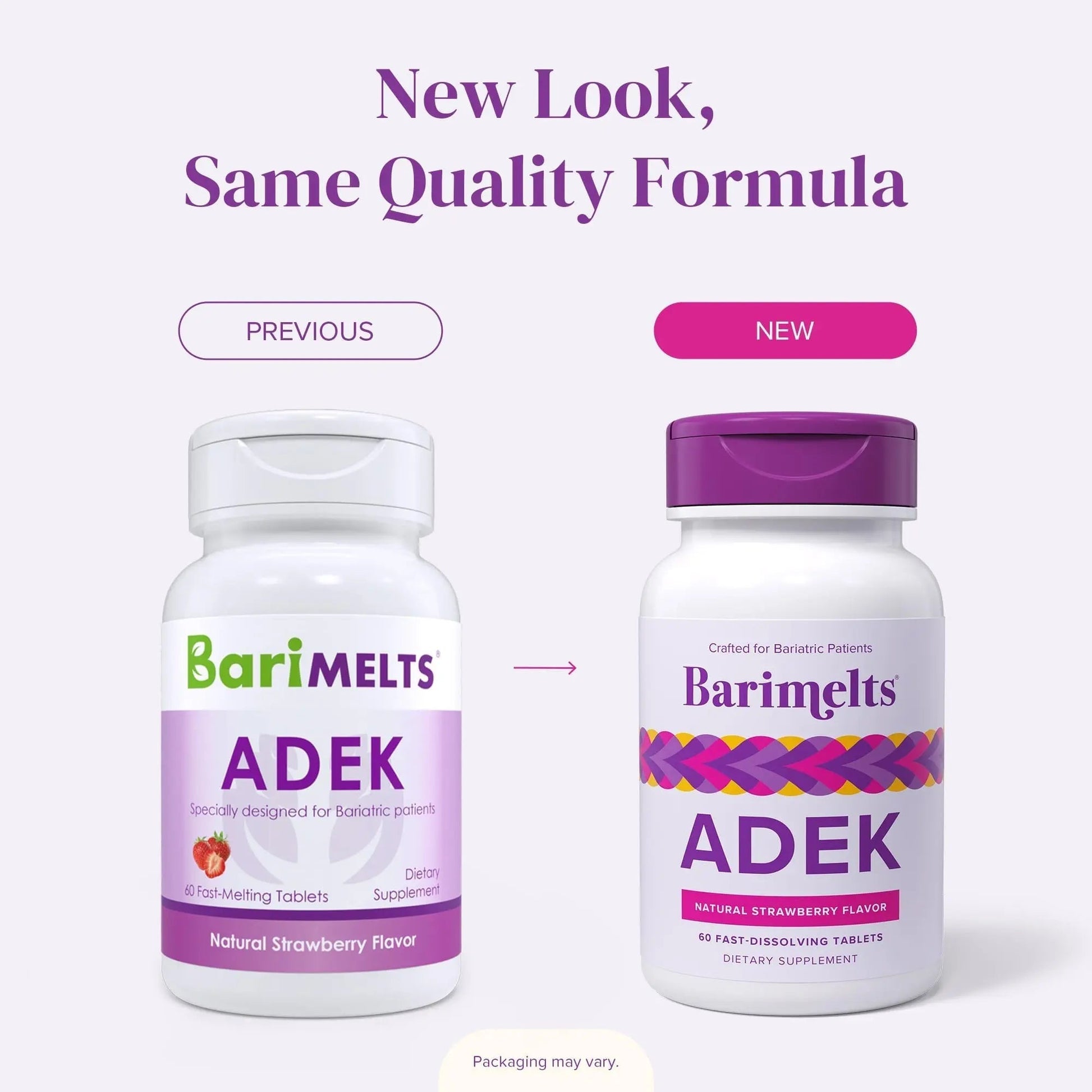 Barimelts ADEK - 60 Fast-Dissolving Tablets (2-Month Supply) - Sugar-Free Bariatric Vitamins for Women Including Vitamin A, Vitamin D, Vitamin E BariMelts Au supplements