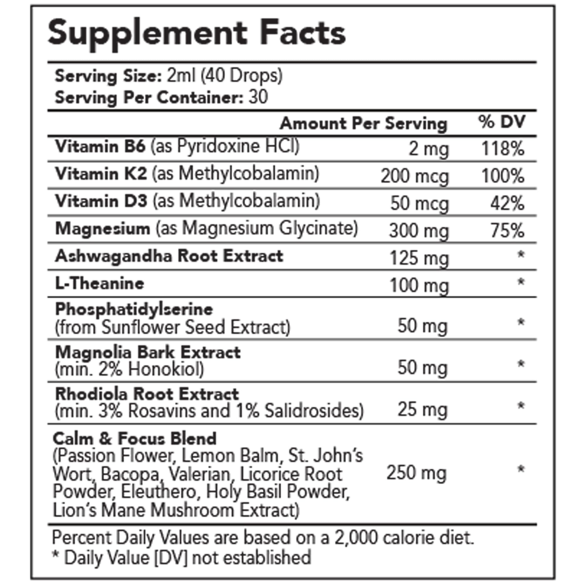 Cortisol Manager Drops with Magnesium & Ashwagandha - Advanced Liquid Blend for Relaxation, Supports Restful Sleep, Fast-Absorbing Liquid, Non-GMO, 2 Fl Oz taolemi Au supplements