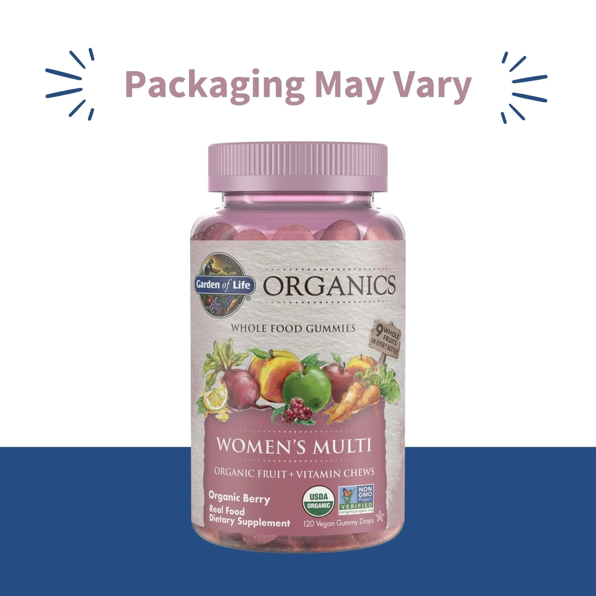 Garden of Life Organics Women's Gummy Vitamins - Berry - Certified Organic, Non-GMO, Vegan, Kosher Complete Multi Garden of Life Au supplements