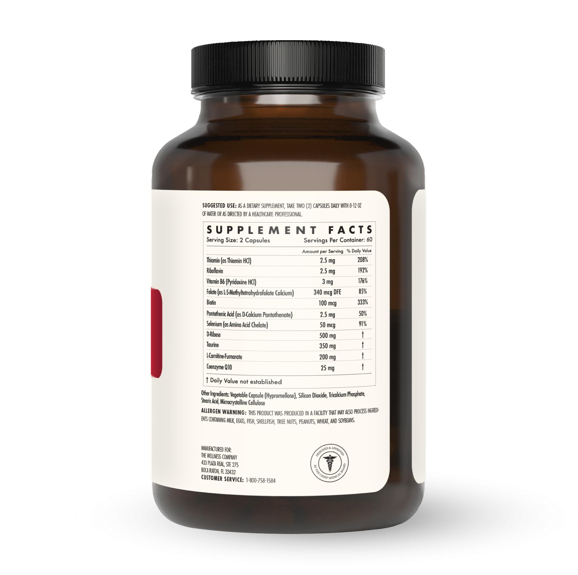 The Wellness Company Healthy Heart - Cardiovascular Strength, Blood Flow, Nitric Oxide Production & Healthy Cholesterol Levels | 120ct (2 Month Supply) The Wellness Company Au supplements